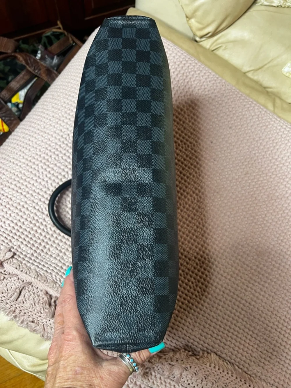 LOUIS VITTON PORTE-DOCUMENT NM DAMIER GRAPHITE BUSINESS BAG